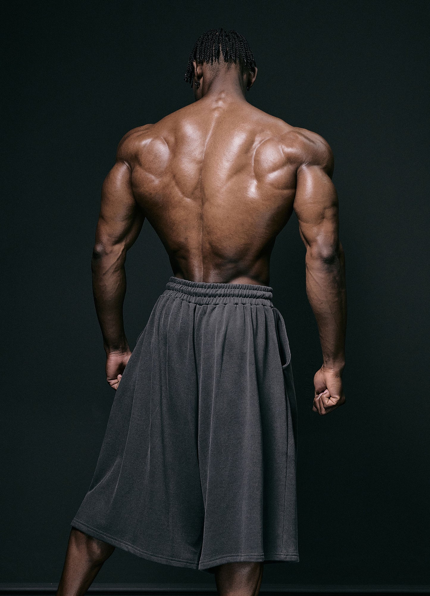 Bermuda Shorts Faded Gray
