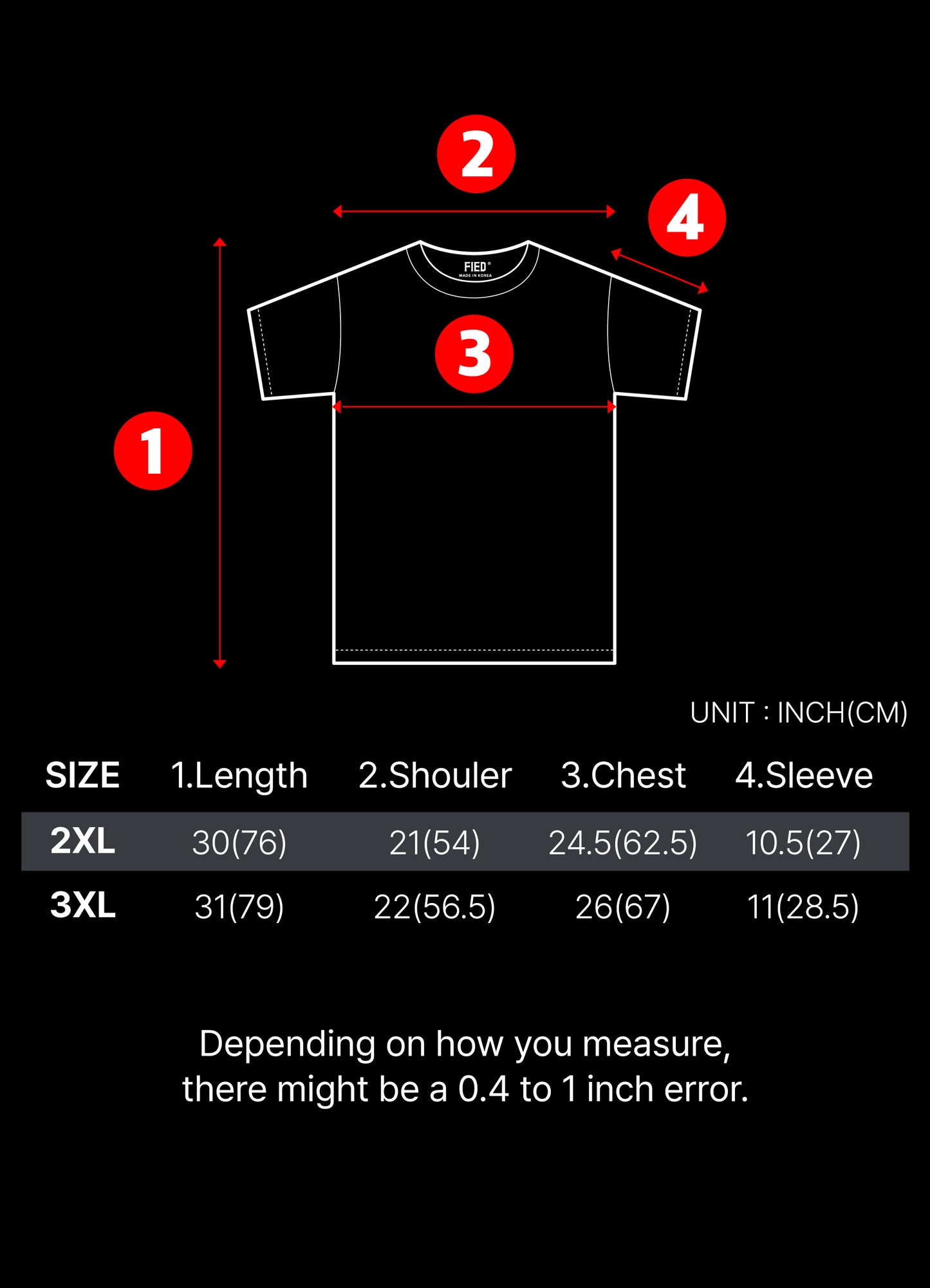 FIED Blue T-shirt
